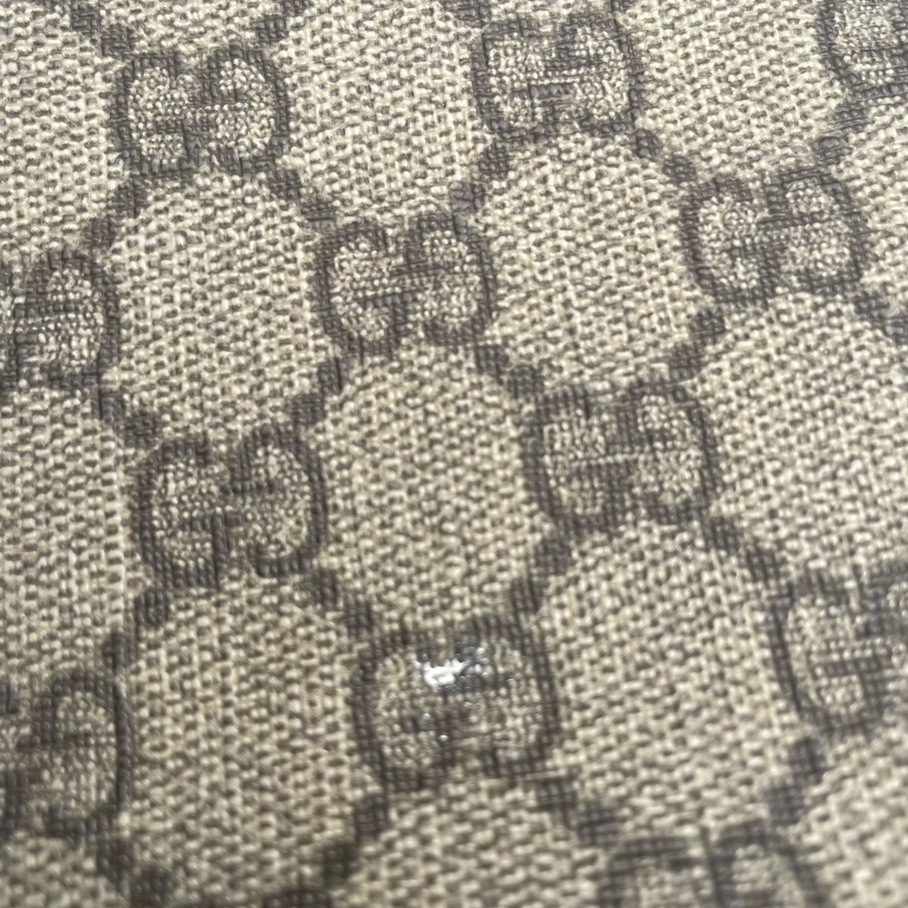 Gucci Beige and Brown GG Monogram Shoulder Bag - Picture 5 of 10